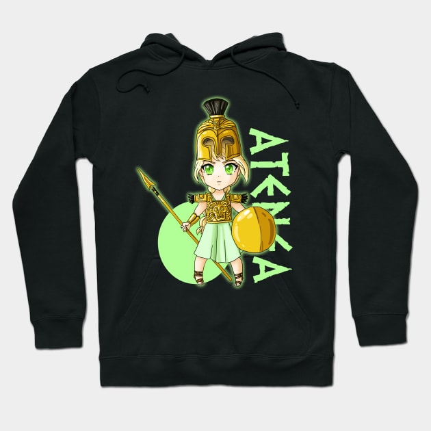 Atenea chibi Hoodie by JonasEmanuel